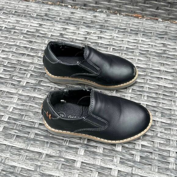 Cat & Jack Toddlers Neal Loafers slip on Shoes Size‎ 8 Black - Picture 4 of 9